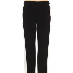 NWT DKNY Black White Colorblock Ankle Slim Career Dress Pants Size 14